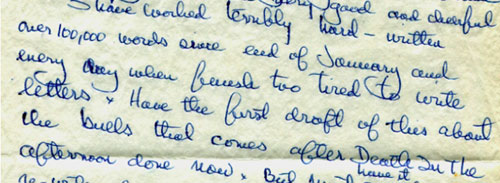 نوشتن با دست در دوره ارنست همینگوی رایج بود. نمونه دستخط او را ببینید